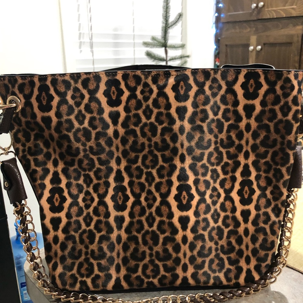 Leopard Print Tote Bag